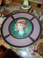 Szász Endre Ritka 31 cm falitányér Extra és hibátlan állapotban.Profil váltás miatt nagyon sok akció