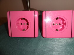 Ritkább Pink rózsaszín konnektorok-dugaljak