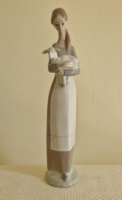 Lladro lány báránnyal 4505 26cm