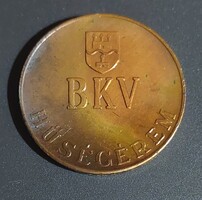 BKV Hűségérem bronz fokozat 36 mm eredeti dobozában ( sérült selyem)