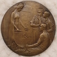 L. Huer Alsó-Ausztria Tartományi Kereskedelemfejlsztési díj bronz medál