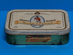 Pléh dohányos doboz a XX. szd. második feléből, jó állapotban