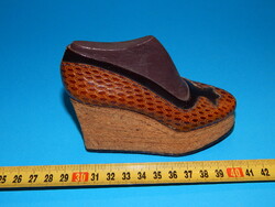 SZEGED  -   1. sz. Cipő minta remekmű, makett  az 1970-es évekből