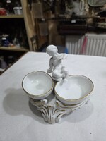 Herendi porcelán figurális füszertartó
