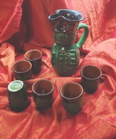 Miska kancsó 6 pohárral