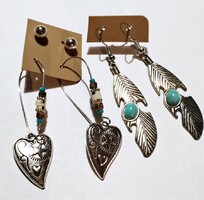 3 pár különleges vadi uj  gyönyörű fülbevalók