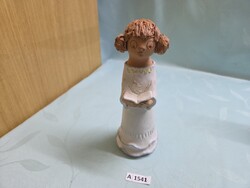 A1541 Antalfiné Szente Katalin olvasó kislány 21 cm