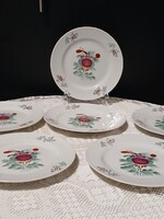 Antik August Warnecke sütemenyes tányerok