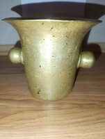 Réz mozsár törővel