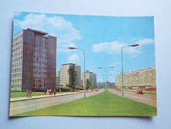 Képeslap (48) - Németország (NDK) - Drezda - Új házak a "Keresztények útján" 1960-as évek