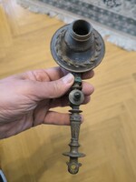 Gyönyörű antik aprólékos kidolgozás gyertyatartó Fali zongora gyertyatartó teraszon rendkívül hangul