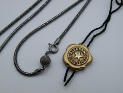 K045 Dizájner Alexander Sternen antikolt ezüst nyaklánc Aleks Sternen