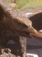 ANTIK BRONZ TURUL MÁRVÀNY TALPON