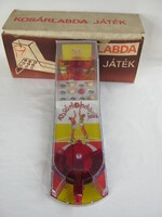 Lemezárugyári játék lemezjáték kosárlabda dobozában