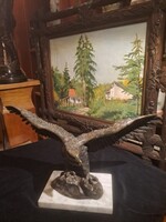 ANTIK BRONZ TURUL MÁRVÀNY TALPON