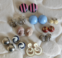 Különleges vidám színes retro klipsz csomag Inke Márta hagyatékából