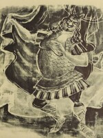 La Fontaine : A szerelmes kurtizán  Győry Miklós illusztrációival