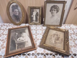 Régi fotók Antik keretben egyben 2.