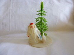 RÉGI MŰANYAG KARÁCSONYI DÍSZ! (FENYŐFA, MIKULÁS, NYUSZI)