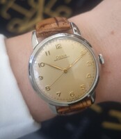 Doxa Jumbo 1958-ból, mechanikus Doxa SA szerkezettel - Tiktakwatch szervizkártyával, garanciával