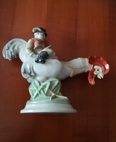 Herendi porcelán Kakas Marci!