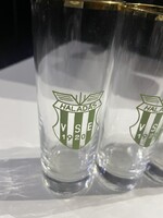 Haladás Szombathely Sportegyesület limitált pohár 6 db 14x4 cm