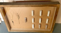 Búza feldolgozása bemutató vitrin!