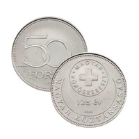 2006 125 éves a Magyar Vöröskereszt 50 Forint emlékérme érintésmentes MNB rolniból
