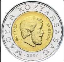 2002 200 éve született Kossuth Lajos 100 Forint emlékérme érintésmentes MNB rolniból