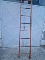 Régi pajta létra népi régiség antik fa létra paraszt kultúra karácsonyi dekoráció