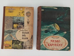 Jules Verne, Nemo Kapitány és Észak Dél Ellen regényei egyben