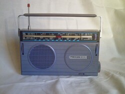 Vintage Rossija 203-1 tranzisztoros táskarádió 1989 ből