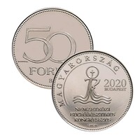 Minőségi érme: 2021 Eucharisztikus kongresszus 50 Forint forgalmi emlékérme, MNB rolniból