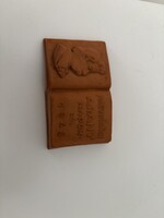 Nagykőrösi ARANY napokról 1948 Emlék plakett /Molnár Elek