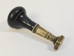 Antique Mogram Stamp / Wax Seal