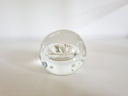 Különleges üveggömb, papírnehezék