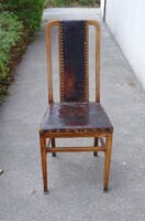 Szecessziós bőrszék