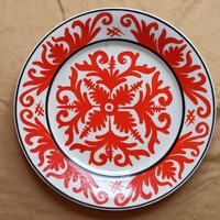 Korondi kerámiák, tálak, korsók egyben. Szép, jelzett darabok