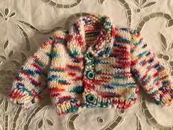 BABARUHA - KARDIGÁN - KÉZIMUNKA - hossz - 12 cm - váll - 11 cm