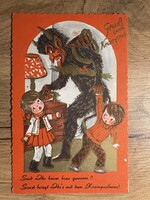 Krampusz-képeslap