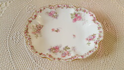 Csodaszép,Limoges porcelán ovális tálaló,kínálótál