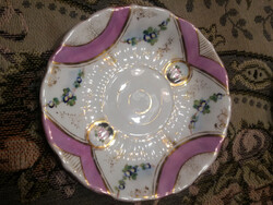 P&S Portheim - Chodau 1847-1872 KÉZIFESTETT bécsirózsás porcelán TÁNYÉR - Art&Decoration