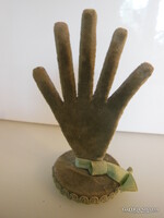 GYŰRŰTARTÓ - ANTIK - BÁRSONY BORÍTÁS - 12 x 8 x 6 cm - HIBÁTLAN