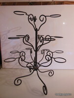 MUFFINTARTÓ - 46 x 40 cm - 15 karos - MUFFIN - TÖLCSÉR - KOVÁCSOLTVAS - ÁTMÉRŐ - 5,5 cm