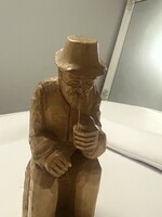 Polyák készítette faragott parasztbácsi, vigyáztam rá, hibátlan állapotban van,