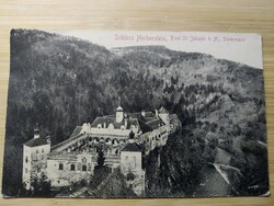 Ausztria, Schloss Herberstein egy kastély Stájerországban, 450 méteres magasságban, 1913-ból