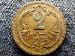Ausztria I. Ferenc József (1848-1916) 2 Heller 1912