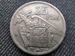 Spanyolország Francisco Franco (1936-1975) 25 Peseta 1957 (1958)
