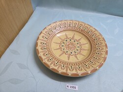 A1555 Teimel István Óbánya áttört falitál 29,5 cm