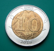 Moldova - 10 Lei - 2018 - bimetál